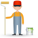 Home and commercial painter icon