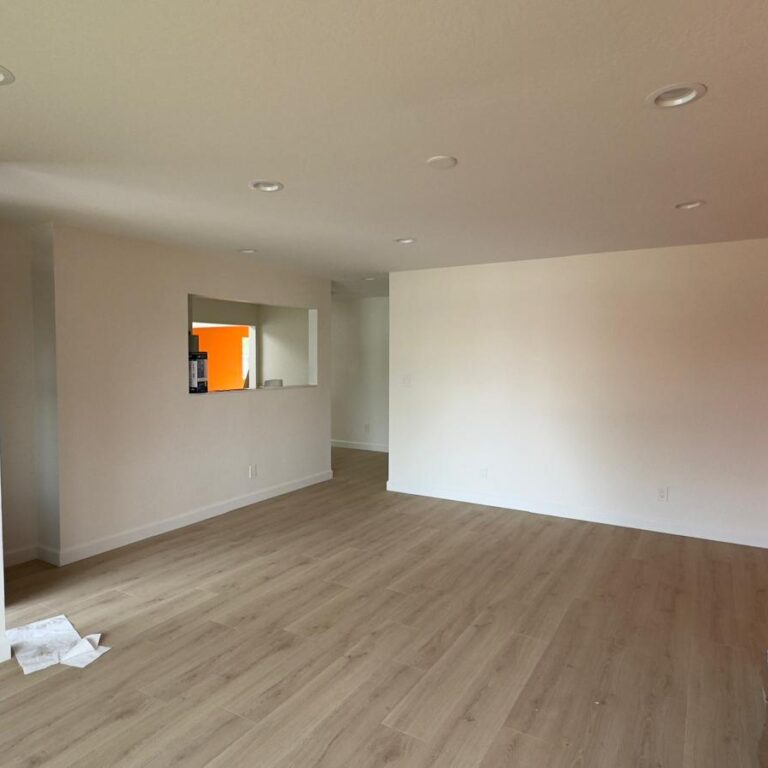 Vibrant Bay Area living room interior paint