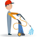 Power washing painter icon