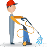 powerwash1 Power washing painter icon